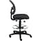 Global Industrial Armless Mesh Drafting Stool, Fabric, Black, Mid Back 695645BK - alternate 5